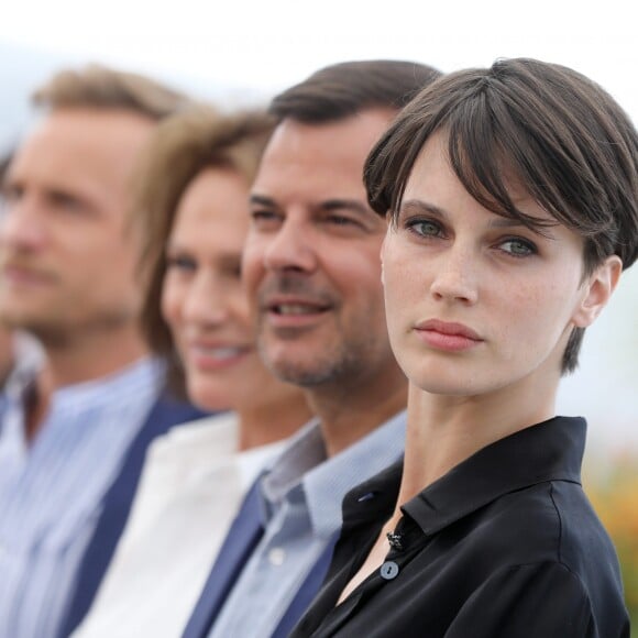 Marine Vacth, François Ozon, Jacqueline Bisset, Jérémie Renier, au photocall de "L'Amant Double" lors du 70e Festival International du Film de Cannes, le 26 mai 2017. © Borde-Jacovides-Moreau/Bestimage