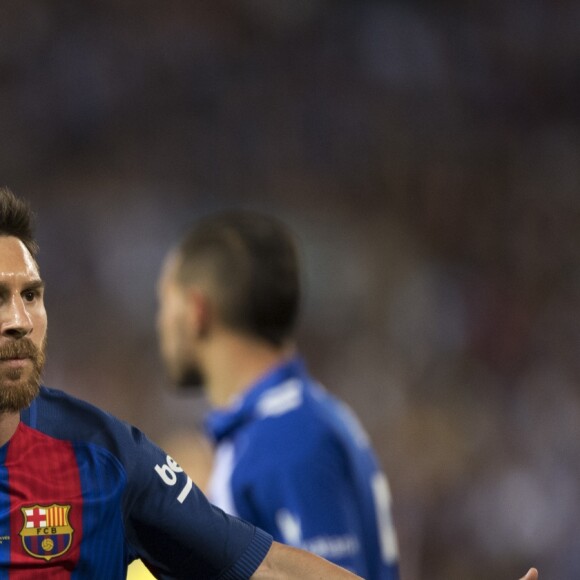 Lionel Messi lors du match du FC Barcelone contre le Deportivo Alavés, à Madrid, le 27 mai 2017.