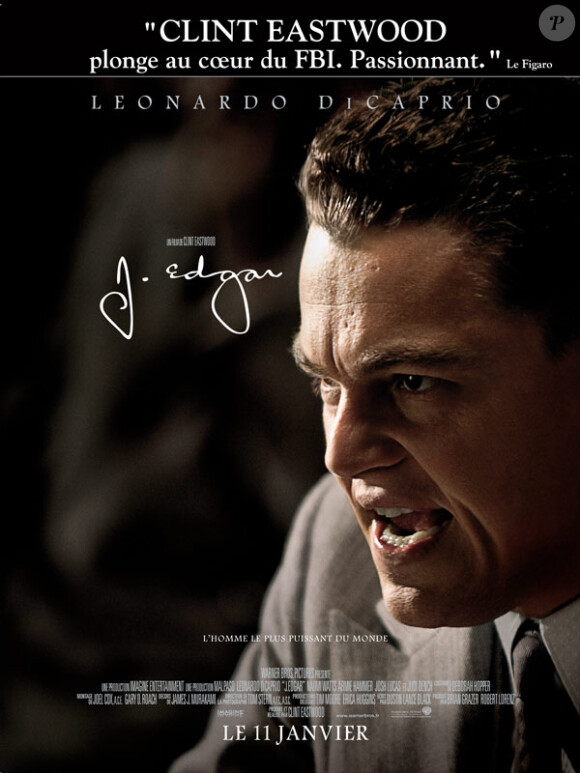 Afficue du film J. Edgar sorti en 2011