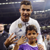 Cristiano Ronaldo a savouré avec son fils Cristiano Jr. sa victoire avec le Real Madrid en finale de la Ligue des Champions le 3 juin 2017 à Cardiff, au Pays de Galles, contre la Juventus de Turin (4-1). Photo Instagram.