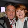 Semi-Exclusif - Gérard Holtz et sa femme Muriel Mayette au spectacle de Michaël Gregorio pour ses 10 ans de carrière à l'AccorHotel Arena à Paris, le 16 décembre 2016. © Coadic Guirec/Bestimage