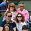 Gerard Holtz et Muriel Mayette-Holtz à Roland-Garros le 3 juin 2017.