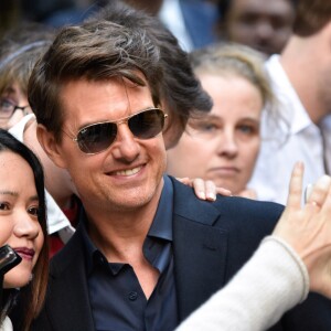 Tom Cruise arrive au photocall du film "The Mummy" au World Square à Sydney, Ausyralie, le 23 mai 2017.