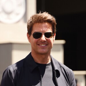 Tom Cruise - Universal Pictures dévoile un sarcophage de presque 23 mètres de hauteur lors du "Mummy Day", en l'honneur du film "The Mummy" à Hollywood, le 20 mai 2017. © CPA/Bestimage