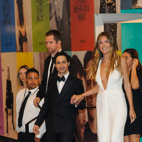 Le créateur Zac Posen et Heidi Klum assistent aux CFDA Fashion Awards 2017 au Hammerstein Ballroom. New York, le 5 juin 2017.