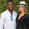 Ariane Brodier et son compagnon Fulgence Ouedraogo au village lors des internationaux de tennis de Roland Garros à Paris le 5 juin 2017. © Cyril Moreau / Dominique Jacovides / Bestimage