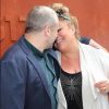 Marianne James et son compagnon - Jour 10 - Les célébrités au village des Internationaux de Tennis de Roland Garros à Paris. Le 6 juin 2017 © Moreau-Jacovides / Bestimage