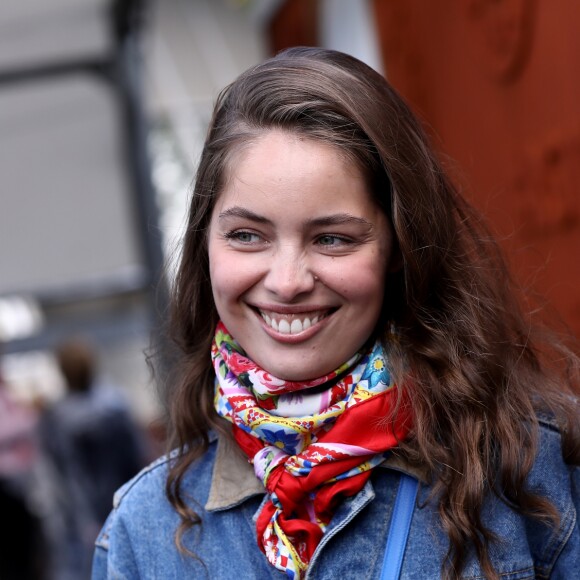 Marie-Ange Casta - Jour 10 - Les célébrités au village des Internationaux de Tennis de Roland Garros à Paris. Le 6 juin 2017 © Moreau-Jacovides / Bestimage