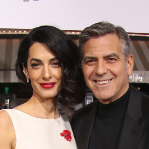 George Clooney et sa femme Amal Alamuddin Clooney - - Première du film "Hail, Caesar!" à Westwood le 1er février 2016.