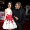 George Clooney et sa femme Amal Alamuddin - Première du film « Hail, Caesar! » au Regency Village Theatre à Westwood. Le 1er février 2016