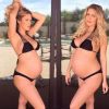 Kayla Rae Reid, fiancée de Ryan Lochte, pose enceinte et en bikini. Instagram, le 2 mai 2017.