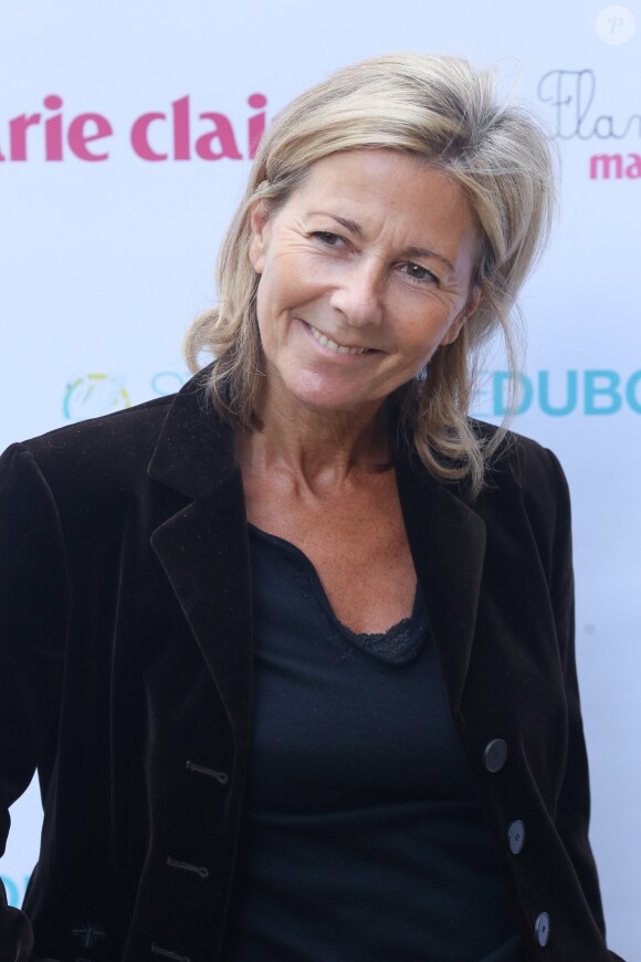 Claire Chazal lors de la conférence de presse de "La Flamme Marie Claire" à l'Hôtel Le Marois à Paris, le 7 juin 2017. © CVS/Bestimage