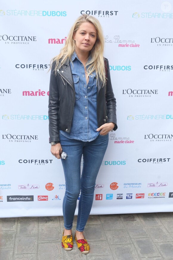 Carine Galli lors de la conférence de presse de "La Flamme Marie Claire" à l'Hôtel Le Marois à Paris, le 7 juin 2017. © CVS/Bestimage