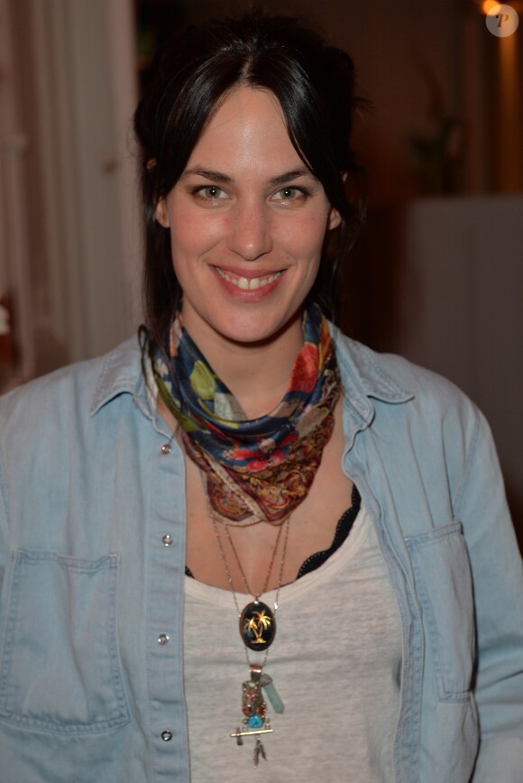 Julie Fournier - Cocktail pour fêter le 100ème épisode de la série "Section de recherches" et le lancement de la diffusion de la 9ème saison au Pavillon Etoile à Paris, le 5 février 2015.