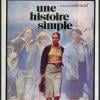 L'affiche du film de Claude Sautet "Une histoire simple" (1978) avec Romy Schneider