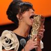Charlotte Le Bon lors de la cérémonie des César 2011.