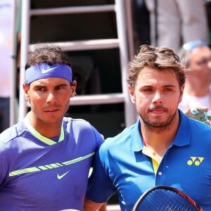 Rafael Nadal, Stan Wawrinka - Rafael Nadal, vainqueur pour la 10ème fois, de la finale homme des Internationaux de Tennis de Roland-Garros à Paris le 11 juin 2017. © Dominique Jacovides-Cyril Moreau/Bestimage