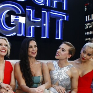 Paul Downs, Ilana Glazer, Kate McKinnonn, Demi Moore, Scarlett Johansson, Zoë Kravitz, Jillian Bell et Lucia Aniello - Première du film "Rough Night" au théâtre AMC Lincoln Square à New York City, New York, Etats-Unis, le 12 juin 2017.  Celebs attending the "Rough Night" premiere presented by SVEDKA Vodka at AMC Lincoln Square Theater in New York City, NY, USA on June 12, 2017.12/06/2017 - New York