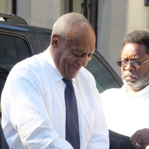 Bill Cosby arrive au tribunal de Norristown dans le cadre de son affaire d'agression sexuelle le 13 juin 2017.