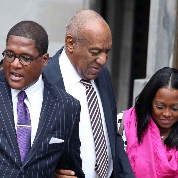 Bill Cosby arrive au tribunal de Norristown pour l'ouverture de son procès pour agression sexuelle le 5 juin 2017. Il est accompagne par Keshia Knight Pulliam, une actrice qui jouait dans son soap "Cosby Show".