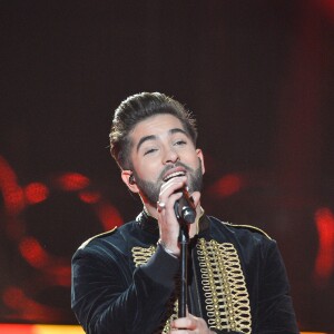 Le chanteur Kendji Girac - 30ème édition du Téléthon 2016 (AFMTéléthon) à l'hippodrome de Longchamp à Paris, France, le 3 décembre 2016. Ce grand marathon caritatif en faveur de la recherche sur les maladies rares, s'est achevé dans la nuit avec 80,31 millions d'euros de promesses de dons au compteur, a annoncé l'Association Française contre les Myopathies (AFM-Téléthon). © Coadic Guirec/Bestimage