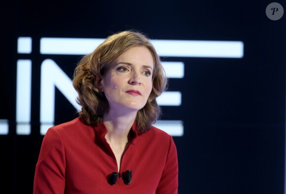 Exclusif - Nathalie Kosciusko-Morizet (NKM) sur le plateau de "Punchline", émission politique présentée chaque dimanche par Laurence Ferrari dans les studios de C8 à Paris, le 2 Octobre 2016. © Dominique Jacovides/Bestimage