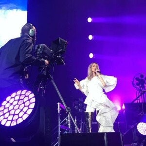 Céline Dion en concert à Copenhague, le 15 juin 2017