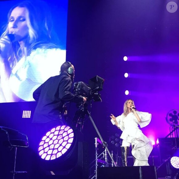 Céline Dion en concert à Copenhague, le 15 juin 2017