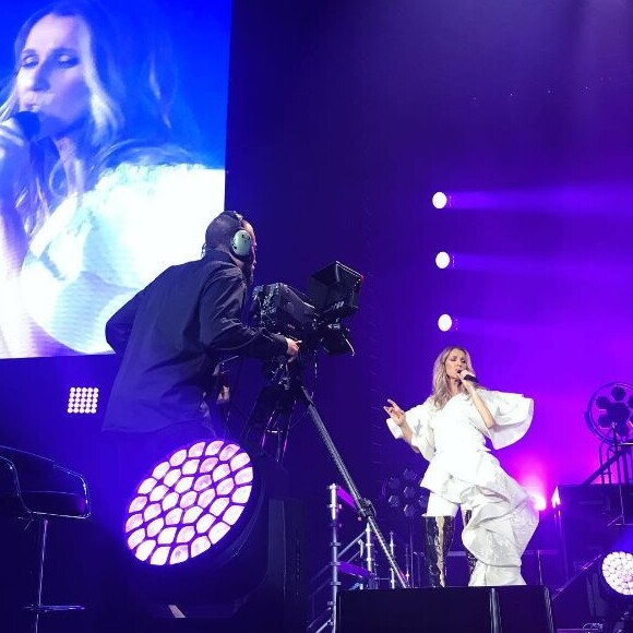 Céline Dion en concert à Copenhague, le 15 juin 2017