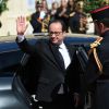 François Hollande lors de la passation de pouvoir entre E.Macron et F.Hollande au palais de l'Elysée à Paris le 14 mai 2017. © Lionel Urman / Bestimage
