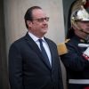 François Hollande - Arrivées au palais de l'Elysée à Paris pour la cérémonie d'investiture d'E. Macron, nouveau président de la République, le 14 mai 2017. © Cyril Moreau/Bestimage