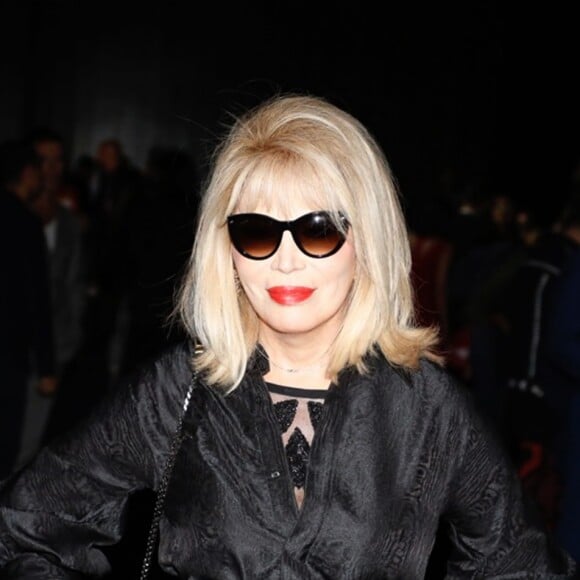 Amanda Lear à la soirée AmFar en marge de la fashion week de Milan le 26 septembre 2015.