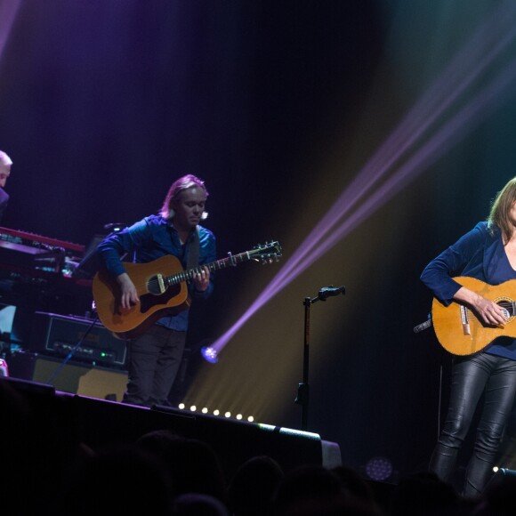 Carla Bruni-Sarkozy lors du concert du 12ème Gala 2017 de l'Association pour la Recherche sur Alzheimer à la salle Pleyel dans le 8ème arrondissement, à Paris, France le 30 janvier 2017. © Cyril Moreau/Bestimage