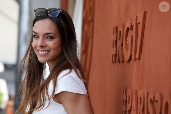 Marine Lorphelin (Miss France 2013) - Les célébrités au village des internationaux de tennis de Roland Garros à Paris le 4 juin 2017. © Dominique Jacovides-Cyril Moreau/Bestimage