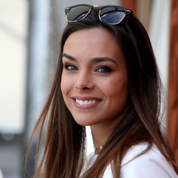 Marine Lorphelin (Miss France 2013) - Les célébrités au village des internationaux de tennis de Roland Garros à Paris le 4 juin 2017. © Dominique Jacovides-Cyril Moreau/Bestimage