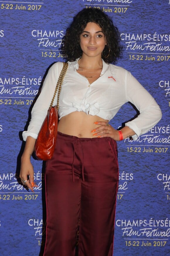 Camélia Jordana - Photocall lors de la cérémonie de clôture du 6ème Champs Elysées Film Festival (CEFF) au cinéma Gaumont Marignan à Paris, France, le 22 juin 2017. © CVS-Veeren/Bestimage