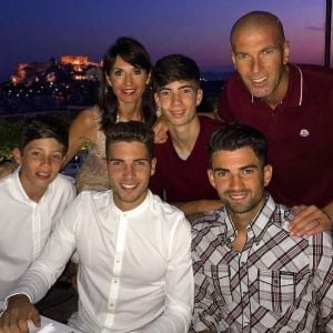 Toute la famille Zidane s'est retrouvée en Grèce pour passer des vacances en ensemble. Juin 2017.