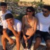 Toute la famille Zidane s'est retrouvée en Grèce pour passer des vacances en ensemble. Juin 2017.