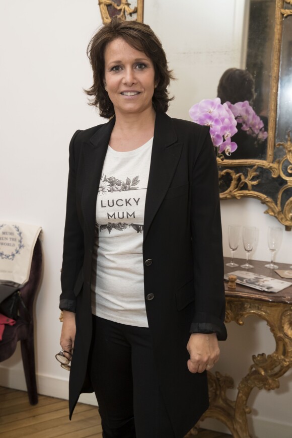 Exclusif - Carole Rousseau au cocktail organisé pour le lancement de "Lucky Mum". Paris, le 10 mai 2017. © Olivier Borde-Guirec Coadic/Bestimage