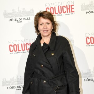 Carole Rousseau au vernissage presse de l'exposition "Coluche" à l'Hôtel de Ville de Paris le 5 octobre 2016. © Pierre Perusseau/Bestimage