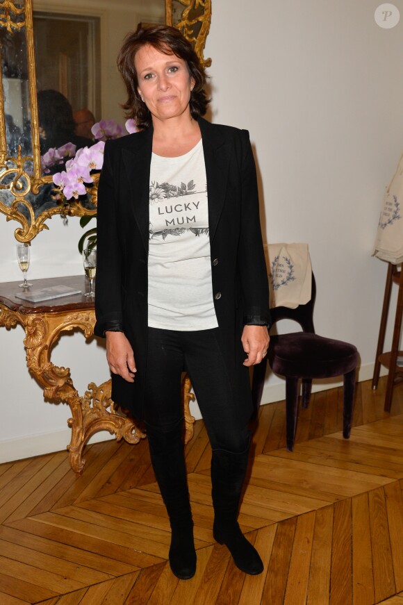 Exclusif - Carole Rousseau au cocktail organisé pour le lancement de "Lucky Mum". Paris, le 10 mai 2017. © Olivier Borde-Guirec Coadic/Bestimage