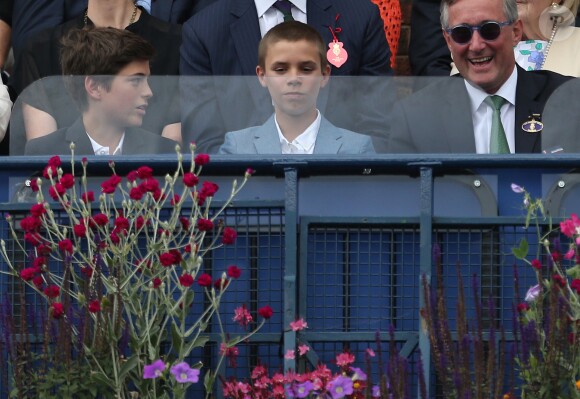 Romeo Beckham tournoi de tennis du Queen's à Londres le 25 juin 2017