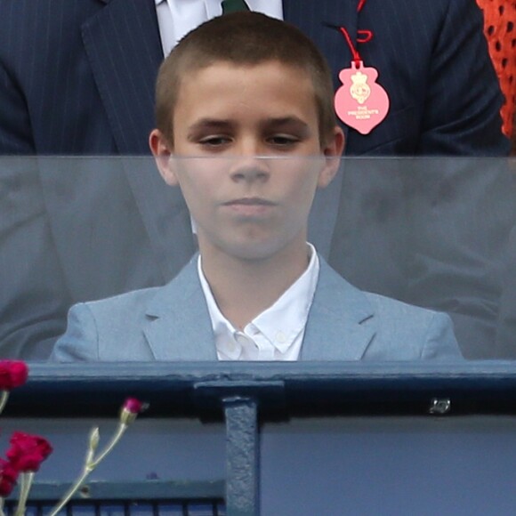 Romeo Beckham tournoi de tennis du Queen's à Londres le 25 juin 2017