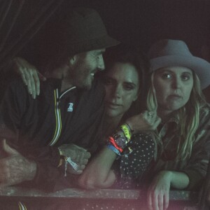 David et Victoria Beckham au concert d'Ed Sheeran célébré au Glastonbury Festival le 25 juin 2017