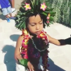 North West déguisée pour son anniversaire, le 26 juin 2017