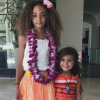 Sophia Pippen (fille de Larsa et Scottie Pippen) au côté de Penelope Disick, le 25 juin 2017