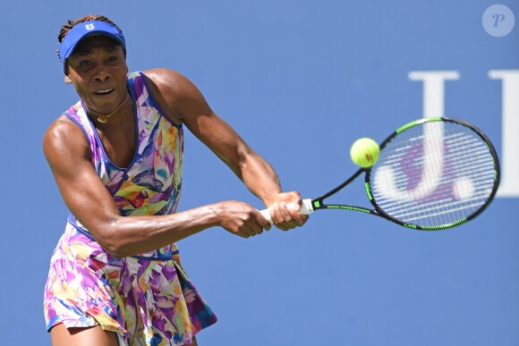 Venus Williams lors du huitième jour de l'US Open 2016 au USTA Billie Jean King National Tennis Center à Flushing Meadow, New York City, New York, Etats-Unis, le 5, Septembre 2016.