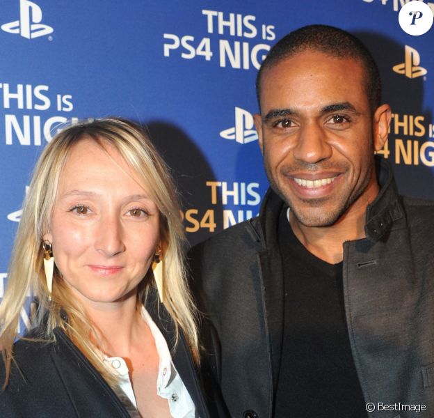 Audrey Lamy et Loup-Denis Elion - Soirée de lancement de la console Playstation 4 Sony au centre culturel alternatif Electric à Paris le 28 novembre 2013.