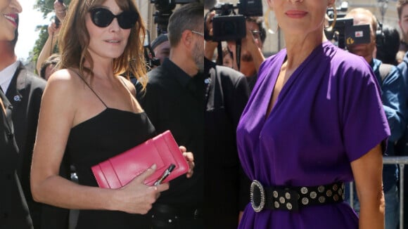 Fashion Week : Carla Bruni et Cristina Cordula applaudissent Jean Paul Gaultier