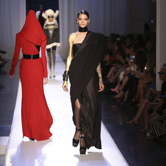 Défilé de mode "Jean Paul Gaultier", collection Haute-Couture automne-hiver 2017/2018, à Paris. Le 2 juillet 2017  Jean Paul Gaultier fashion show Haute-Couture F/W 2017/2018 in Paris. On july 2nd 201705/07/2017 - Paris